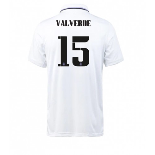 Dres Real Madrid Federico Valverde #15 Domaci 2022-23 Kratak Rukav